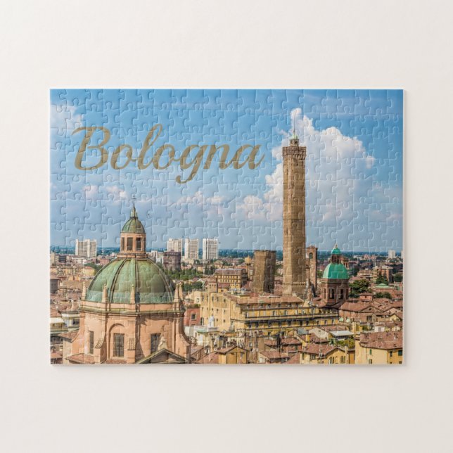 Puzzle Bologne Émilie Romagne Italie Panorama cadeau (Horizontal)