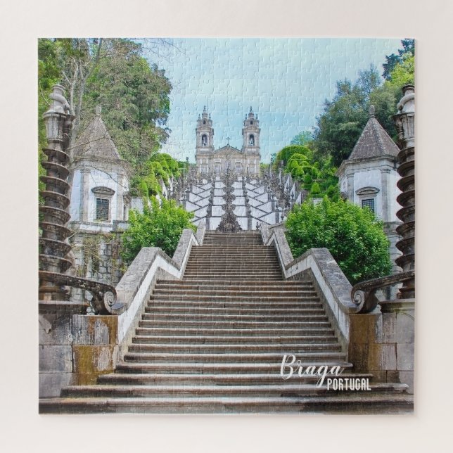 Puzzle Bom Jesus de Braga Sanctuaire catholique, Portugal (Vertical)