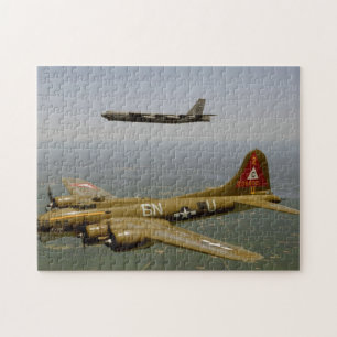 Puzzle Bombardiers de B17G et de B52H en vol