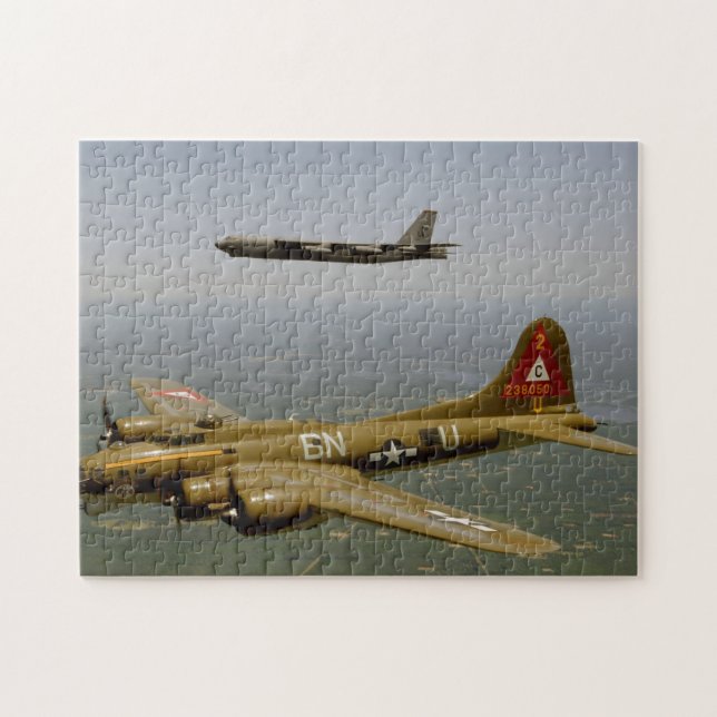 Puzzle Bombardiers de B17G et de B52H en vol (Horizontal)