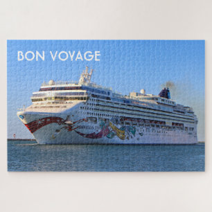 Puzzle Bon voyage : Navire norvégien de croisière sur les