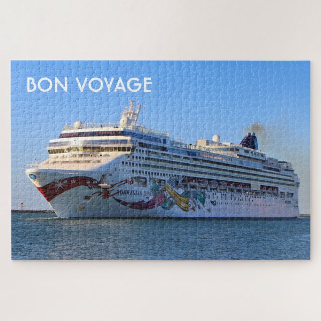 Puzzle Bon voyage : Navire norvégien de croisière sur les (Horizontal)