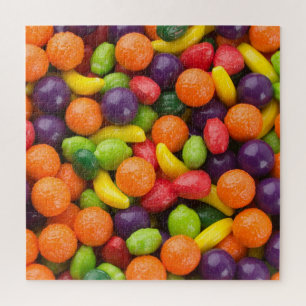 Puzzle Bonbons de fruits durs Confiserie colorée
