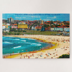 Puzzle Bonjour Anniversaire Bondi Beach Sydney Australie