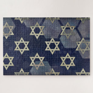 Puzzle Bonne Hanoukka Star de David menorah Dreidel Slipp