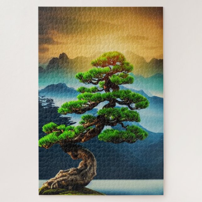 Puzzle Bonsai Tree (Vertical)