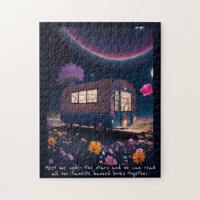 Puzzle Bookmobile interdit par magie (Vertical)