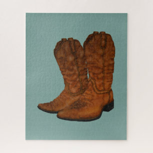 Puzzle Bottes de cowboy vintages