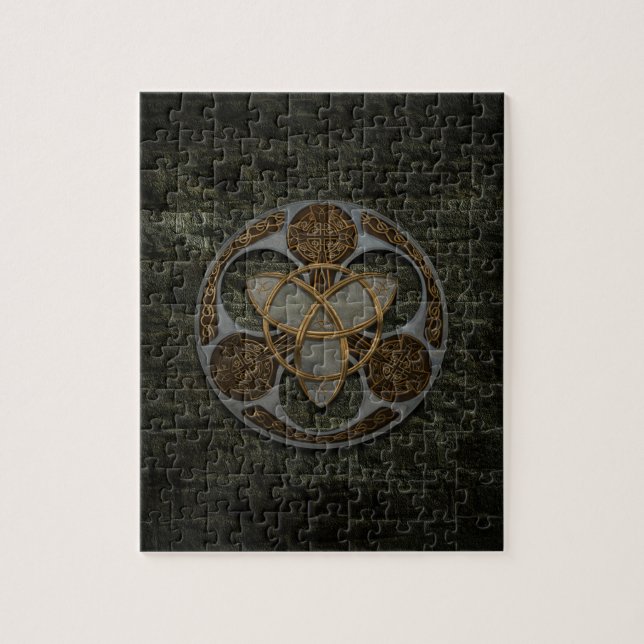 Puzzle Bouclier celtique de trinité (Vertical)
