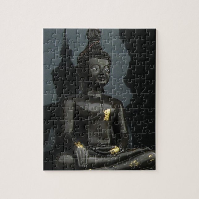 Puzzle Bouddha noir ... Nong Khai, Isaan, Thaïlande (Vertical)