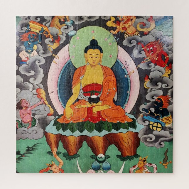 Puzzle Bouddha Shakyamuni & Compassion, Himalaya (Dharma) (Vertical)