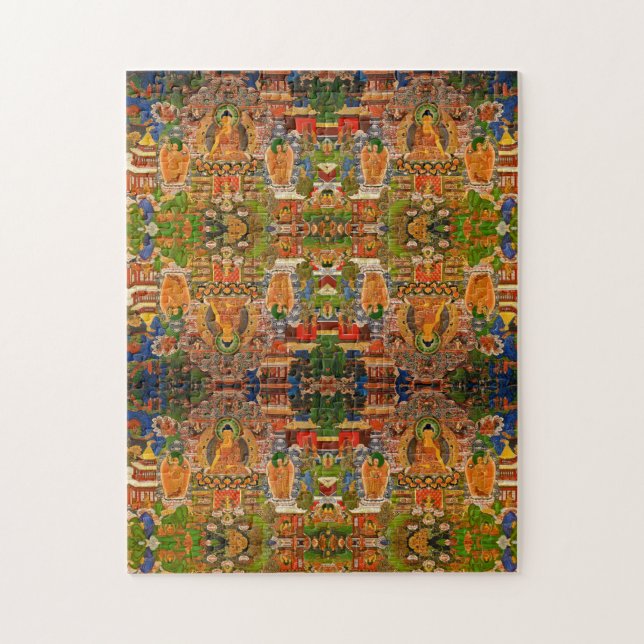 Puzzle Bouddhisme bouddhiste de Bouddha bénissant le (Vertical)