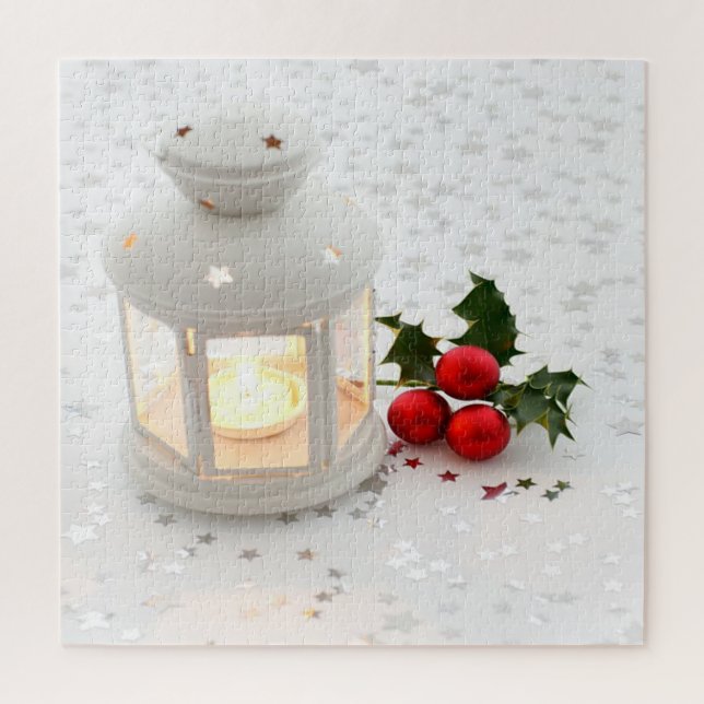 Puzzle Bougie, Étoiles, Vacances (Vertical)