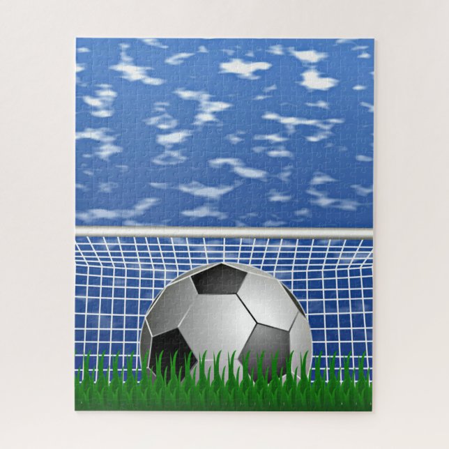 Puzzle Boule de football et filet (Vertical)