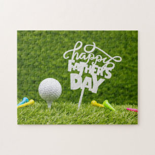 Puzzle Boule de golf Bonne Fête des pères pour Golf papa 