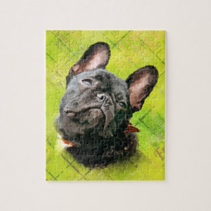 Puzzle Bouledogue français mignon - Frenchie avec le