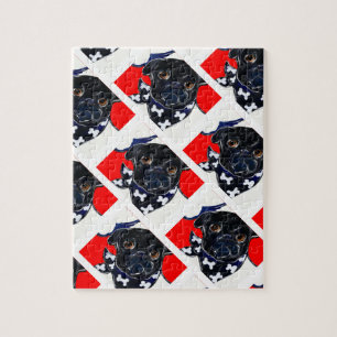 Puzzle Bouledogue noir