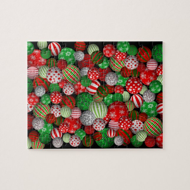 Puzzle Boules de Noël 3D (Horizontal)