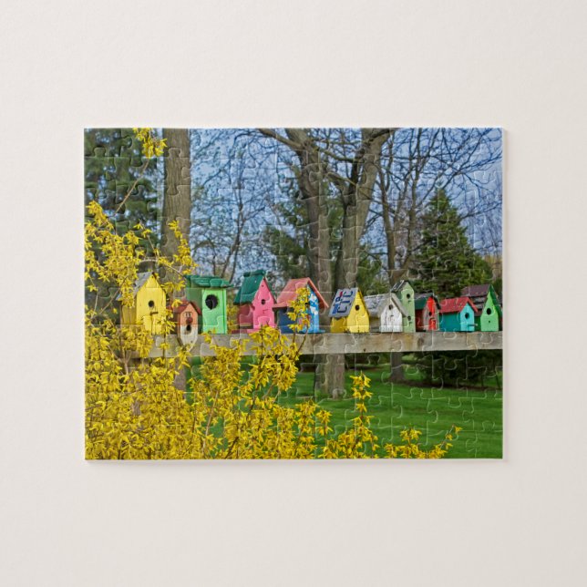 Puzzle Boulevard Birdhouse (Horizontal)