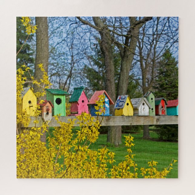 Puzzle Boulevard Birdhouse (Horizontal)