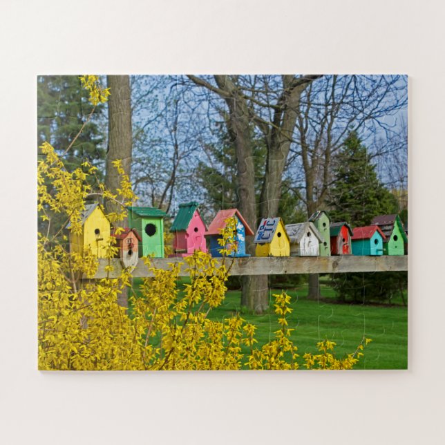 Puzzle Boulevard Birdhouse (Horizontal)