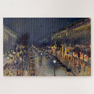 Puzzle Boulevard Camille Pissarro Montmartre en soirée