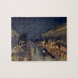 Puzzle Boulevard Camille Pissarro Montmartre en soirée