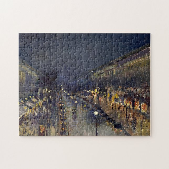 Puzzle Boulevard Camille Pissarro Montmartre en soirée (Horizontal)