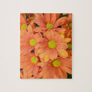 Puzzle Bouquet de belles fleurs orange