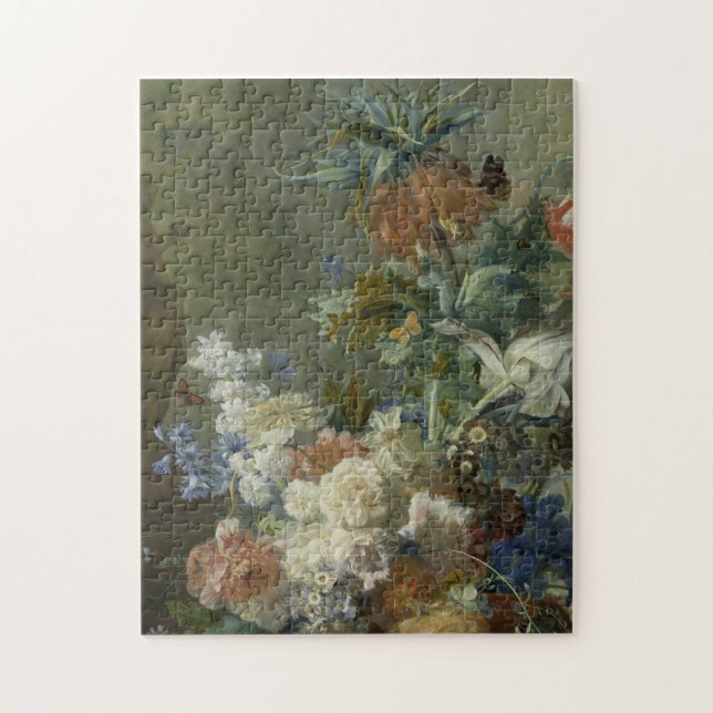 Puzzle Bouquet de fleur, toujours la vie, Huysum (Vertical)