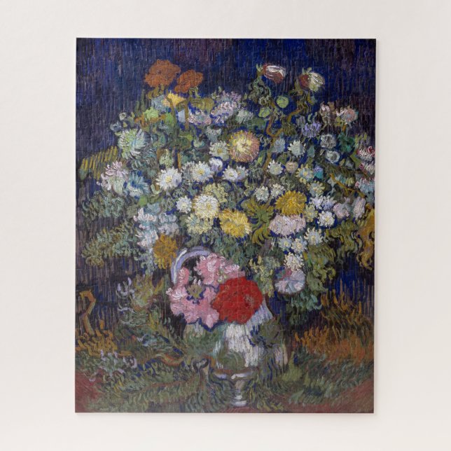 Puzzle Bouquet de fleurs dans un vase | Van Gogh | (Vertical)