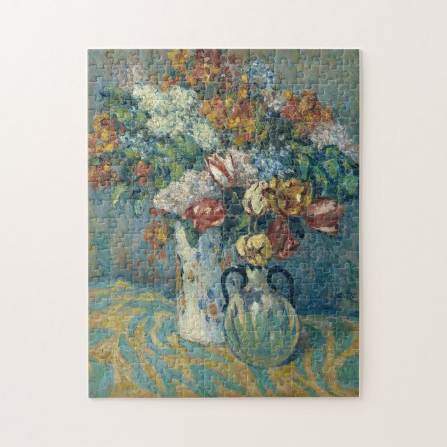Puzzle Bouquet de Fleurs | Georges d'Espagnat (Vertical)