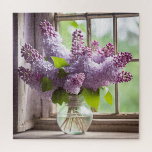 Puzzle Bouquet de lilas dans la fenêtre