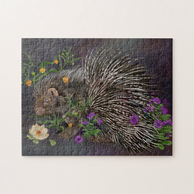 Puzzle Bouquet de porc-épic en cage (Horizontal)