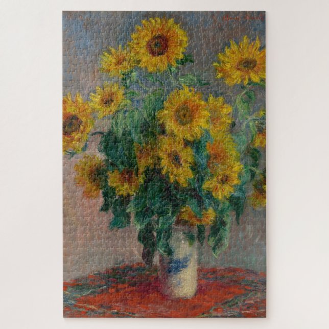Puzzle Bouquet de tournesols Monet (Vertical)