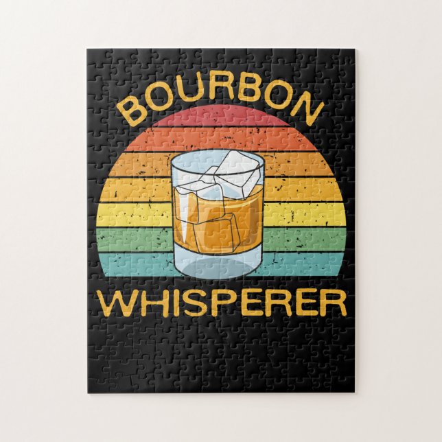 Puzzle Bourbon Whisperer Whiskey Bourbon Drink (Vertical)