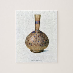 Puzzle Bouteille arabe, plat IX d'une aube de fin du