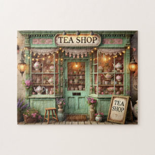 Puzzle Boutique de Thé Vintage Théières Décoration de Mai