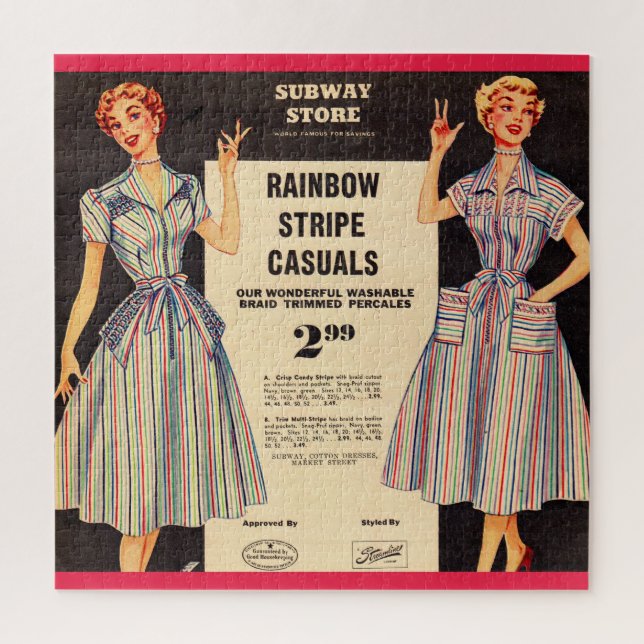 Puzzle Boutique Gimbels 1953 (Vertical)