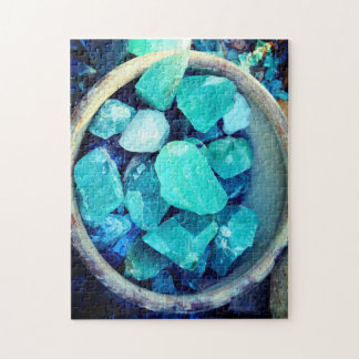 Puzzle Bowl of Gem Stones