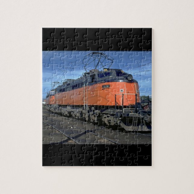 Puzzle Boxcab de route de Milwaukee, #E34A_Trains (Vertical)