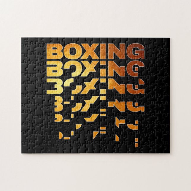 Puzzle Boxer Graphisme Word Art (Horizontal)