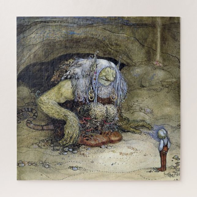Puzzle "Boy with Troll" de John Bauer (Vertical)