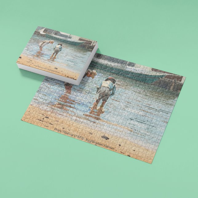 Puzzle Boys Wading (1873) Par Winslow Homer (Créateur téléchargé)