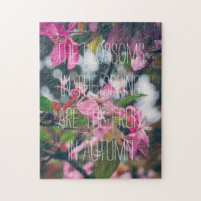 Puzzle Branche d'arbre de prune avec fleurs roses (Vertical)