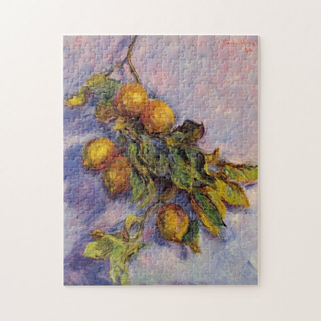 Puzzle Branche de citrons monet (Vertical)
