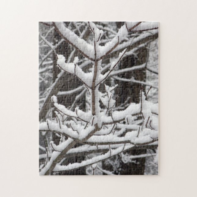 Puzzle Branches couvertes de neige (Vertical)
