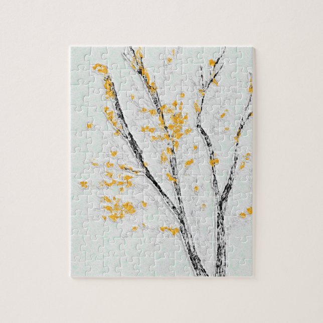 Puzzle Branches de l'arbre d'automne avec feuilles de aut (Vertical)