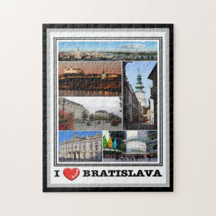 Puzzle Bratislava - I Love - Slovaquie -