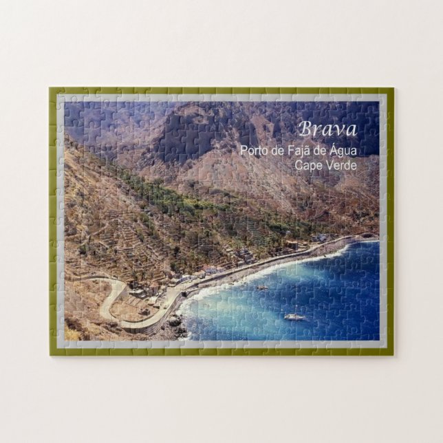 Puzzle Brava - Porto de Fajã de Água - (Horizontal)